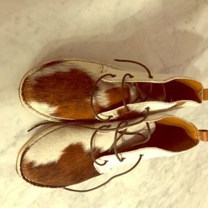 Zara Cowhide Ankle boots